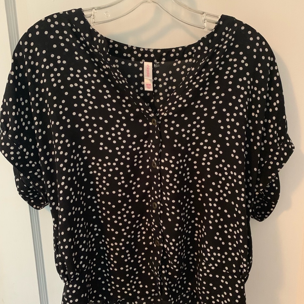 Polka dot blouse